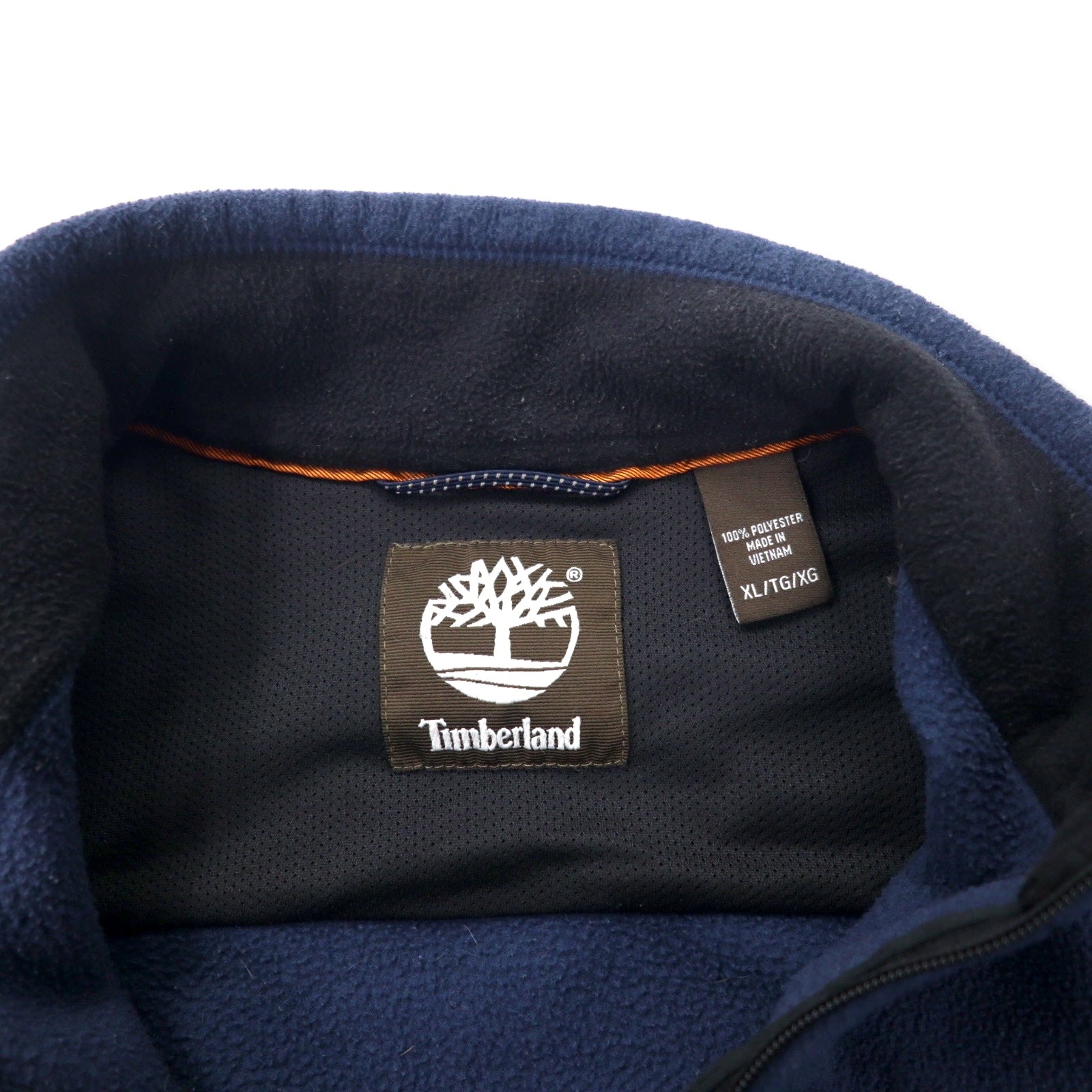 Giacca in pile con zip intera Timberland XL Blu navy Poliestere