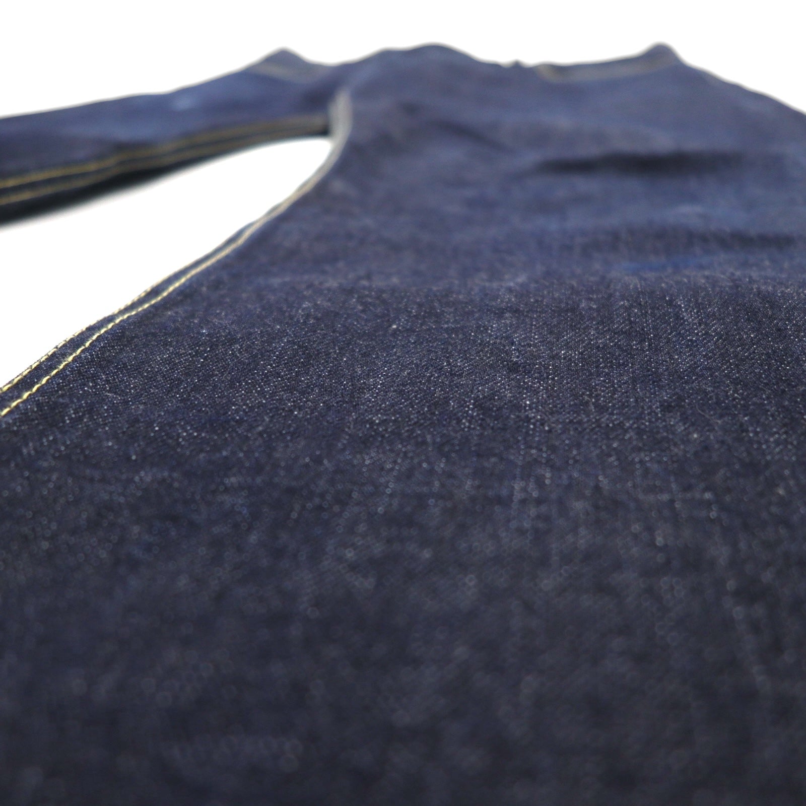 Calee Jeans dritti rigidi con cimosa, taglia XL, indaco blu, made in Japan