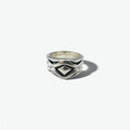 M's COLLECTION Anello in argento Misura 18 Argento 925