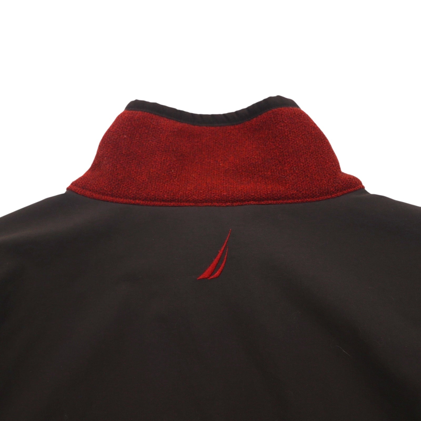 NAUTICA フルジップ フリースジャケット L レッド OUTERLITE SERIES ダブルジップ NAUTEX