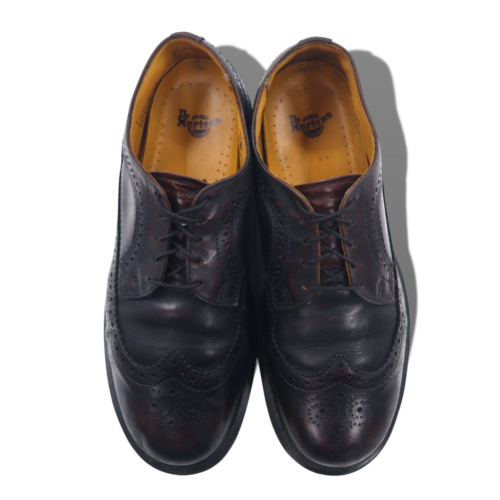 Dr.Martens フルブローグ ウイングチップ ドレスシューズ 29cm ブラウン レザー メダリオン 3989