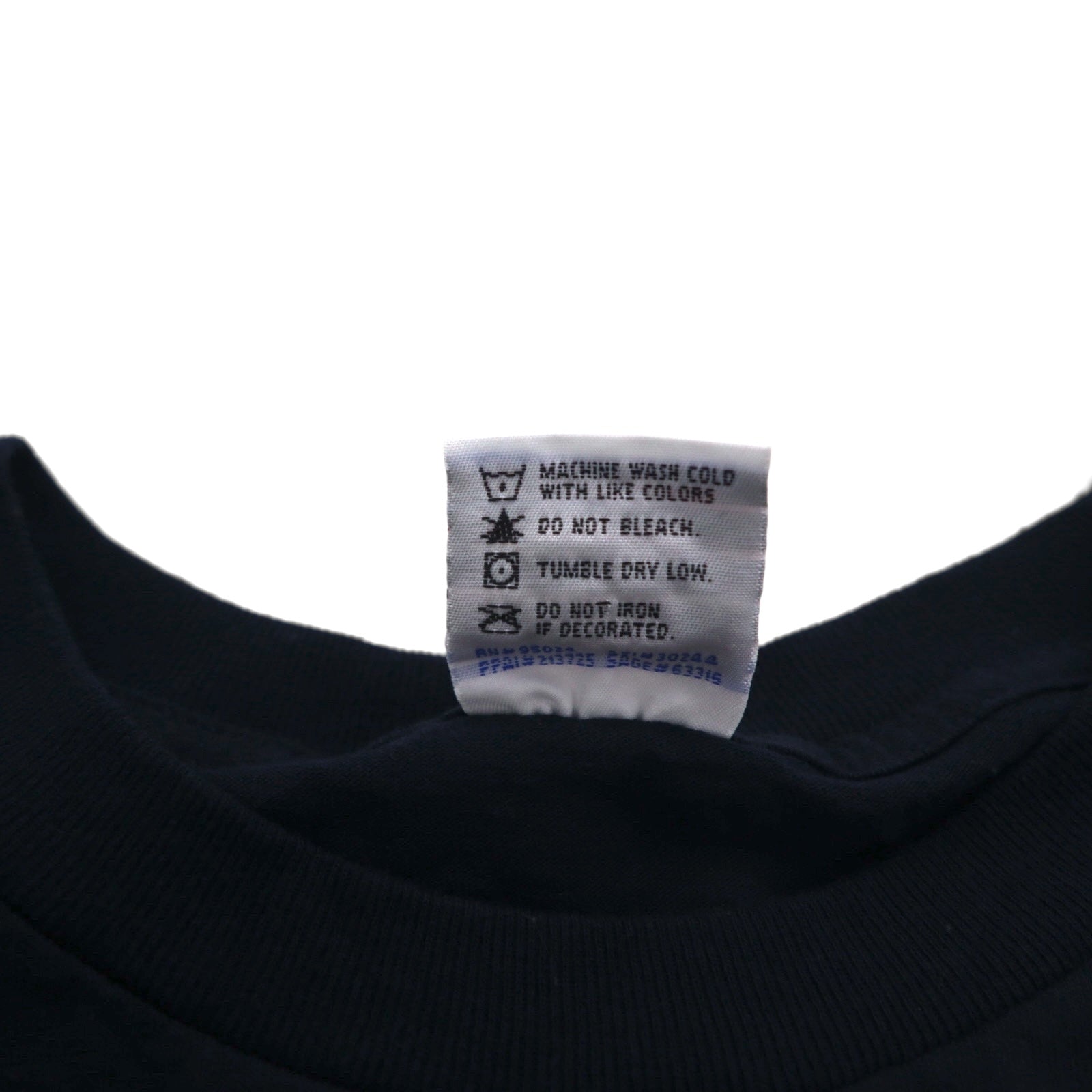 T-shirt girocollo BAYSIDE heavy-weight con stampa college, XL, nera, MICHIGAN, fabbricata negli Stati Uniti