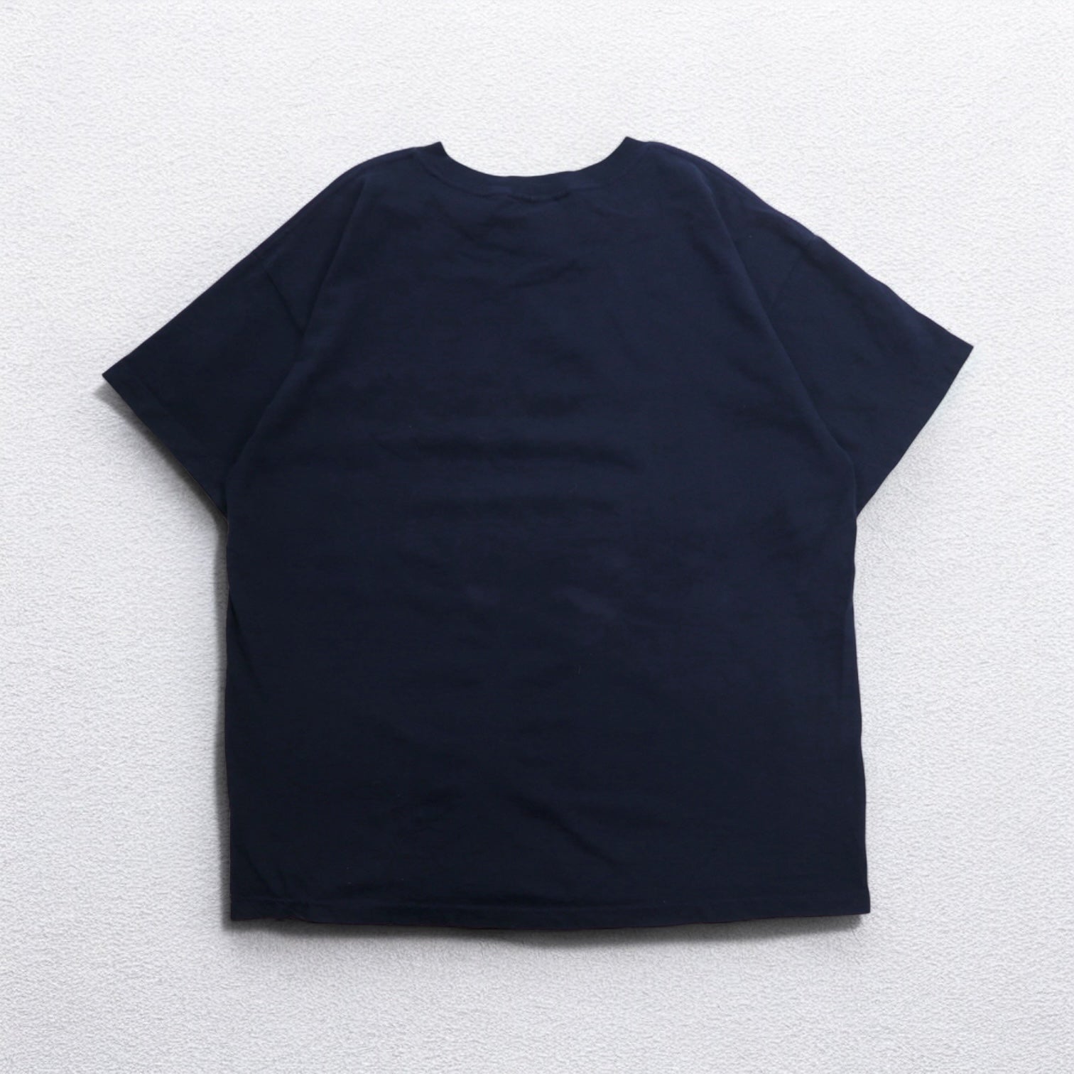T-shirt girocollo BAYSIDE heavy-weight con stampa college, XL, nera, MICHIGAN, fabbricata negli Stati Uniti