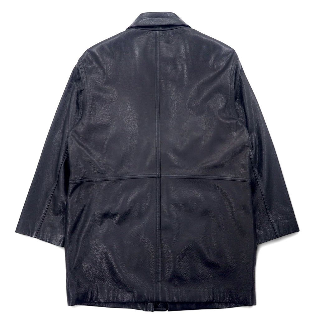 Wind Armour Car Coat in Pelle di Daino, Pelle di Cervo dal Regno Unito, Taglia L, Nero