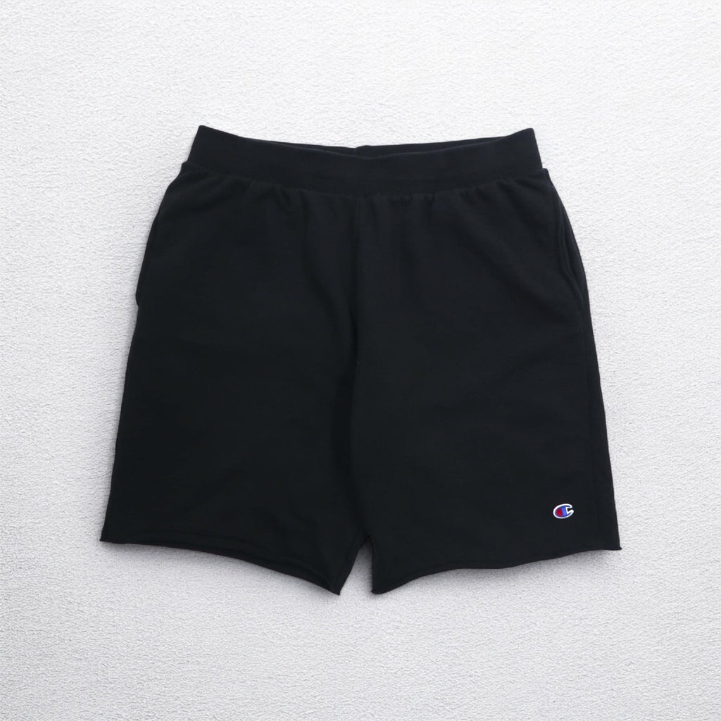 Champion リバースウィーブ REVERSE WEAVE カットオフ スウェットショートパンツ ハーフパンツ 2XL ブラック 青単タグ 復刻 ホンジュラス製