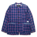 Anachronorm Tuta da Lavoro Camicia Giacca S Blu Quadretti Cotone Fatto in Giappone
