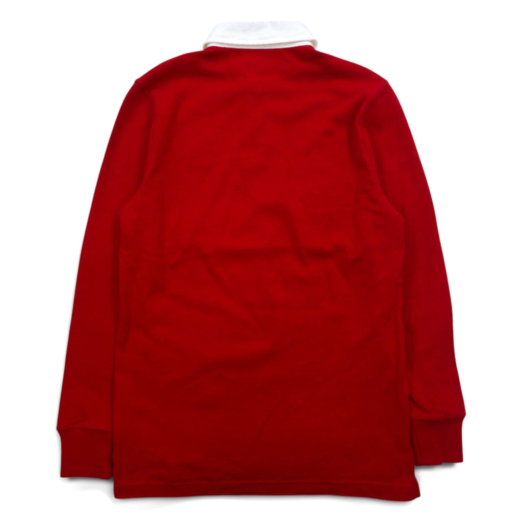 TOMMY HILFIGER Maglia rugby M Rosso Cotone Logo ricamato MW0MW06611