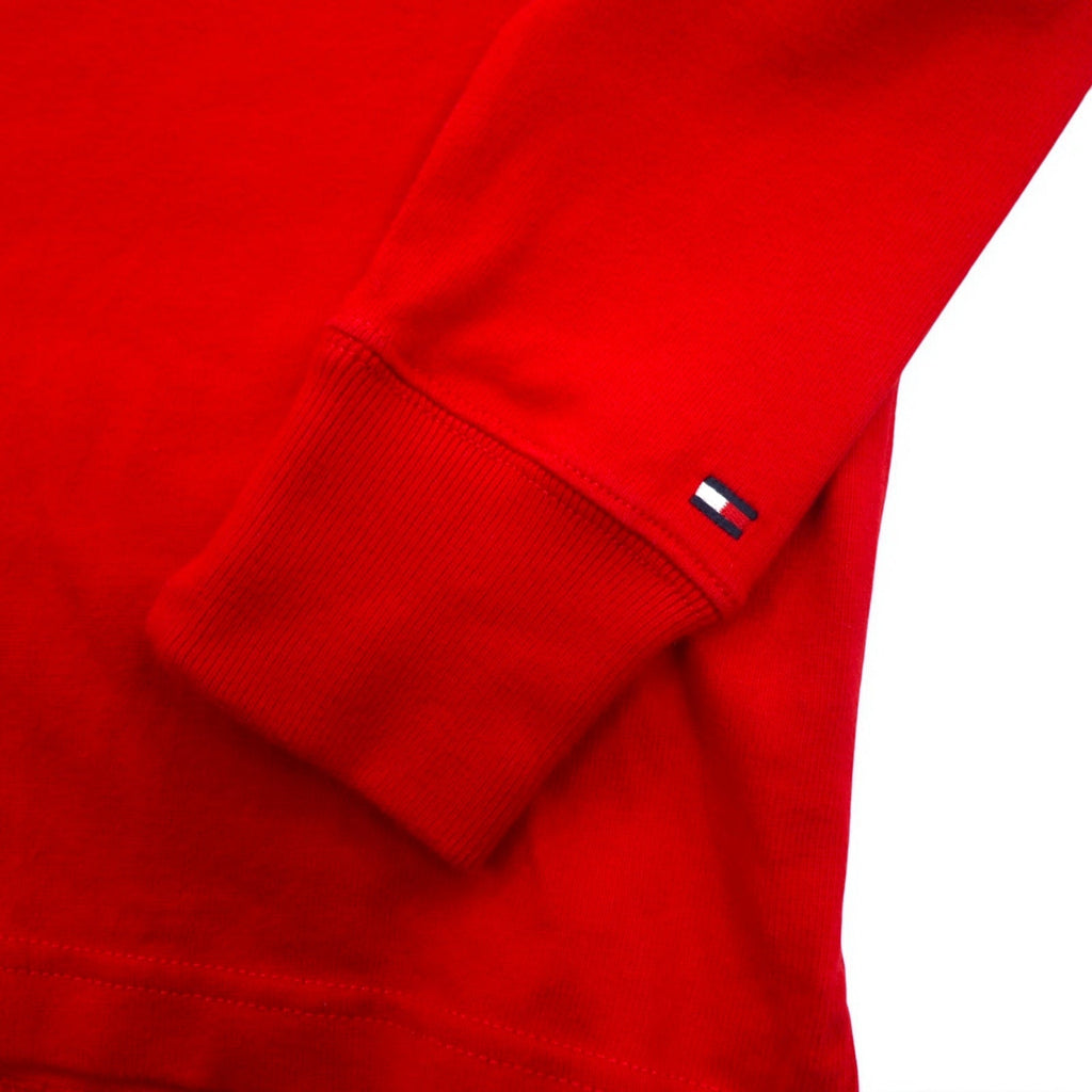 TOMMY HILFIGER Maglia rugby M Rosso Cotone Logo ricamato MW0MW06611