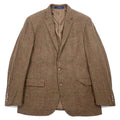 POLO RALPH LAUREN Giacca sartoriale 2 bottoni L Marrone Lana a quadri Fabbricato in Slovacchia CUSTOM FIT