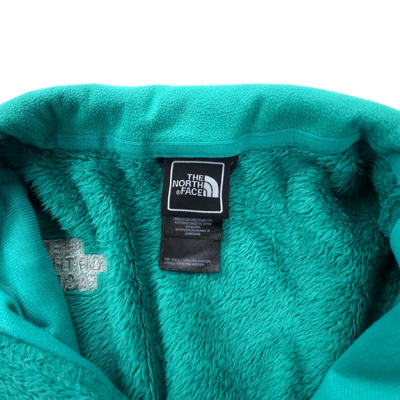 THE NORTH FACE Giacca in pile Sherpa XS verde poliestere con logo ricamato