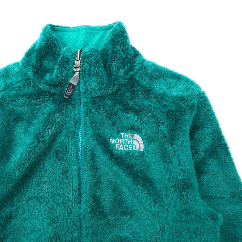 THE NORTH FACE Giacca in pile Sherpa XS verde poliestere con logo ricamato
