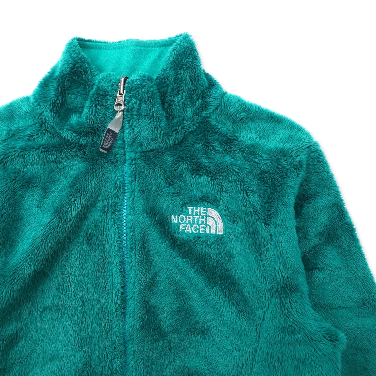 THE NORTH FACE Giacca in pile Sherpa XS verde poliestere con logo ricamato