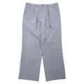 LACOSTE ストレッチ ストレート トラウザーズ イージーパンツ 46 グレー ポリエステル RELAXED FIT HH073EL
