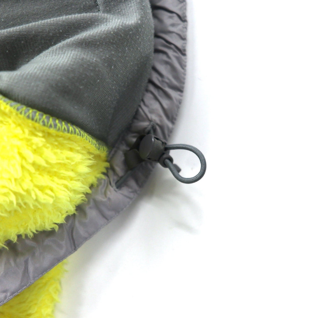 THE NORTH FACE Denali Hoodie Pile Sherpa M Giallo Poliestere Logo Ricamato NAW45003