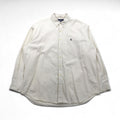 Ralph Lauren 90年代 BLAIRE オックスフォード ボタンダウンシャツ 2XL ホワイト スモールポニー刺繍 ビッグサイズ