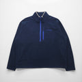 Columbia ハーフジップ フリースジャケット 2XL ネイビー 胸ポケット WM6352