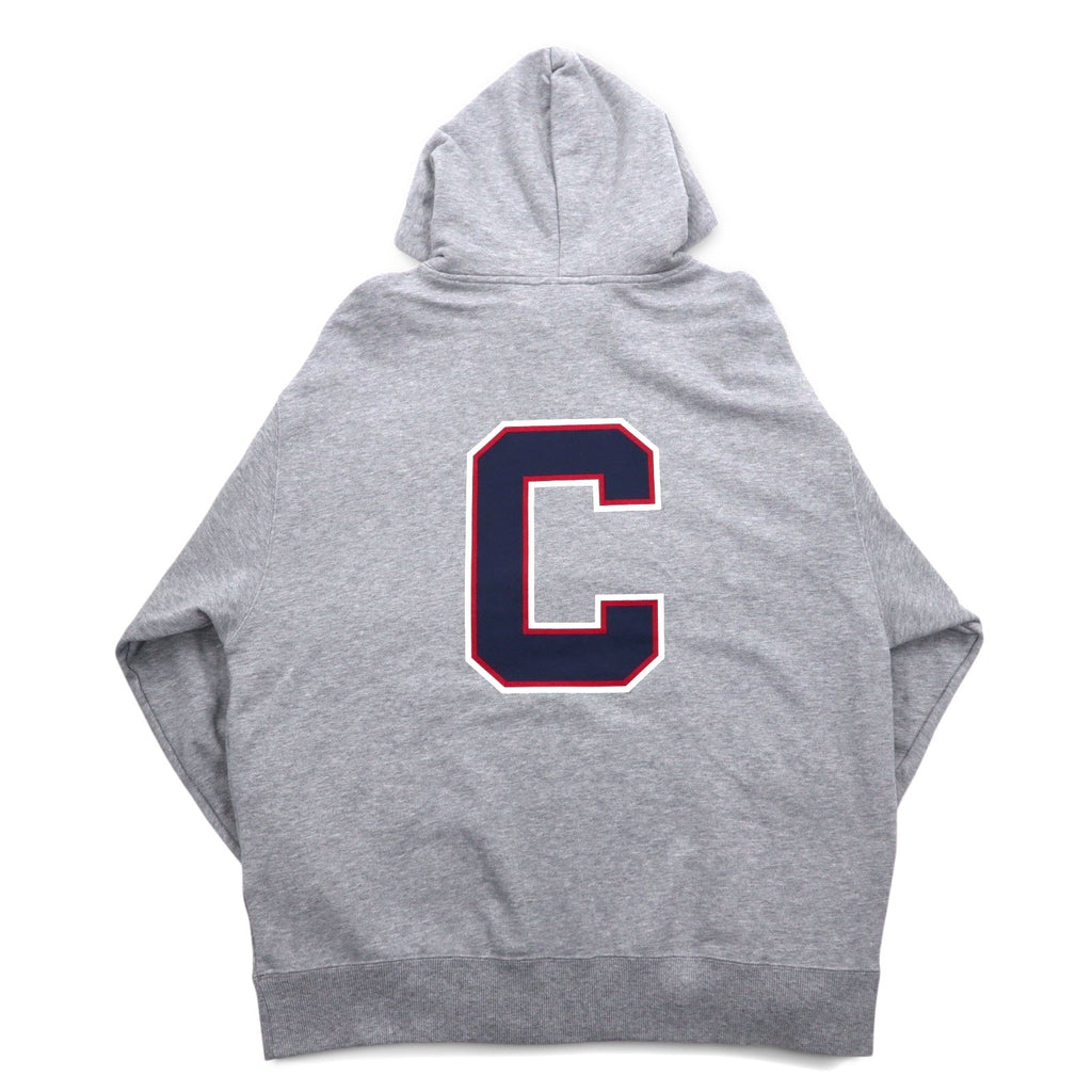 Champion Felpa pullover con cappuccio XL Grigio Cotone Stampa posteriore CORTLAND C8-U112
