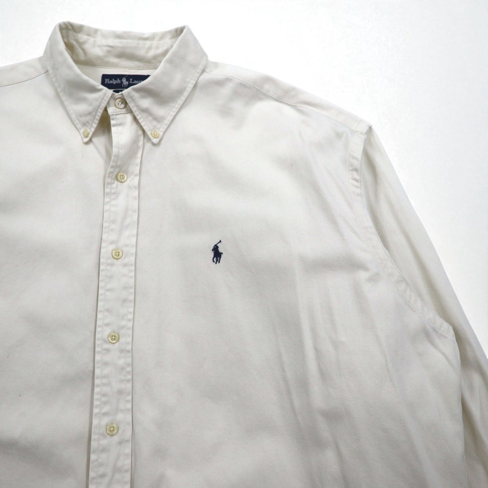 Ralph Lauren anni '90 BLAIRE Oxford Button-Down Camicia 2XL Bianca Ricamo piccolo pony Taglia grande