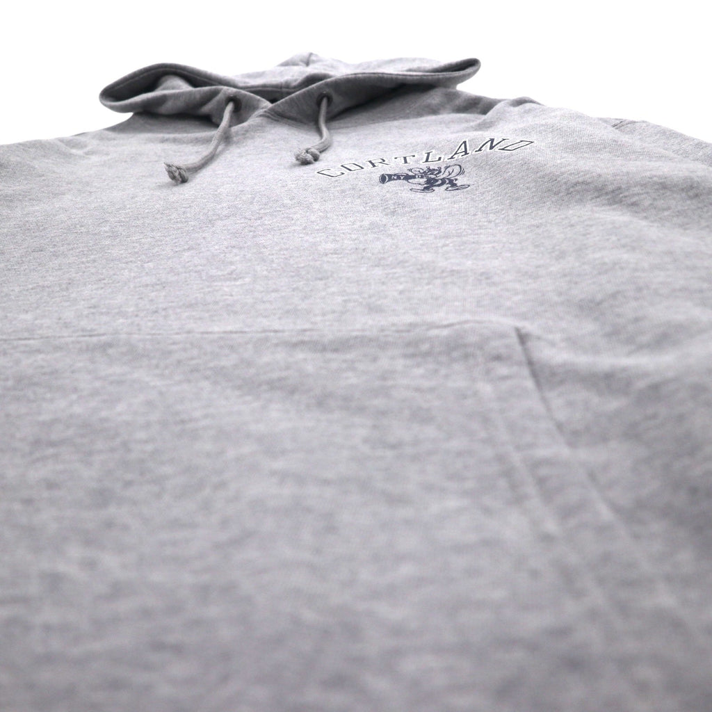 Champion Felpa pullover con cappuccio XL Grigio Cotone Stampa posteriore CORTLAND C8-U112