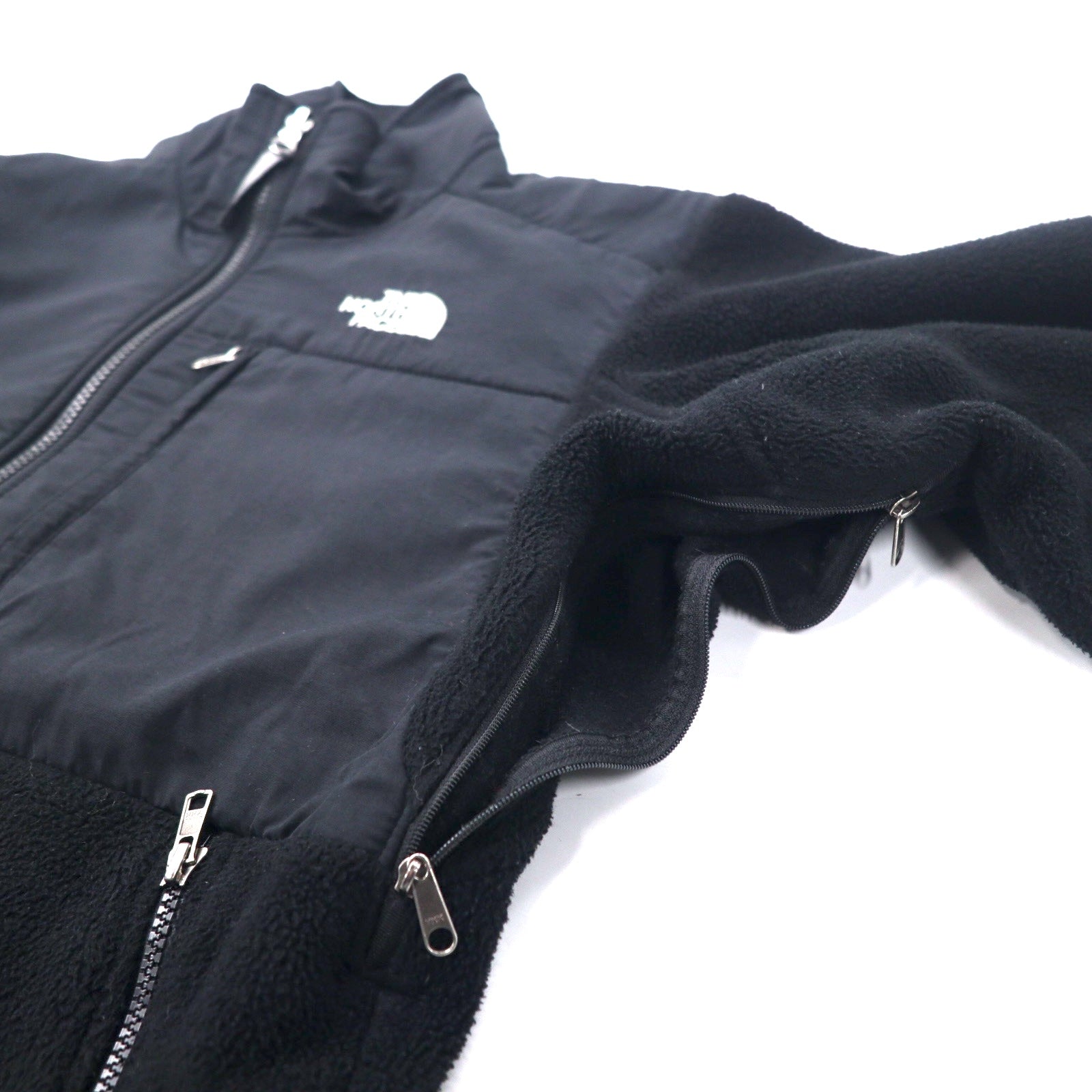 THE NORTH FACE Giacca Denali pile POLARTEC S nero poliestere logo ricamato