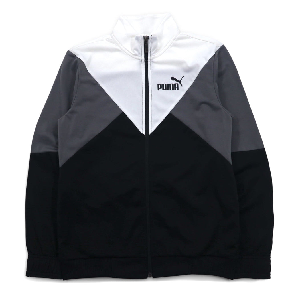 PUMA Tuta sportiva giacca e pantaloni taglia M, colore nero/bianco 585316-01