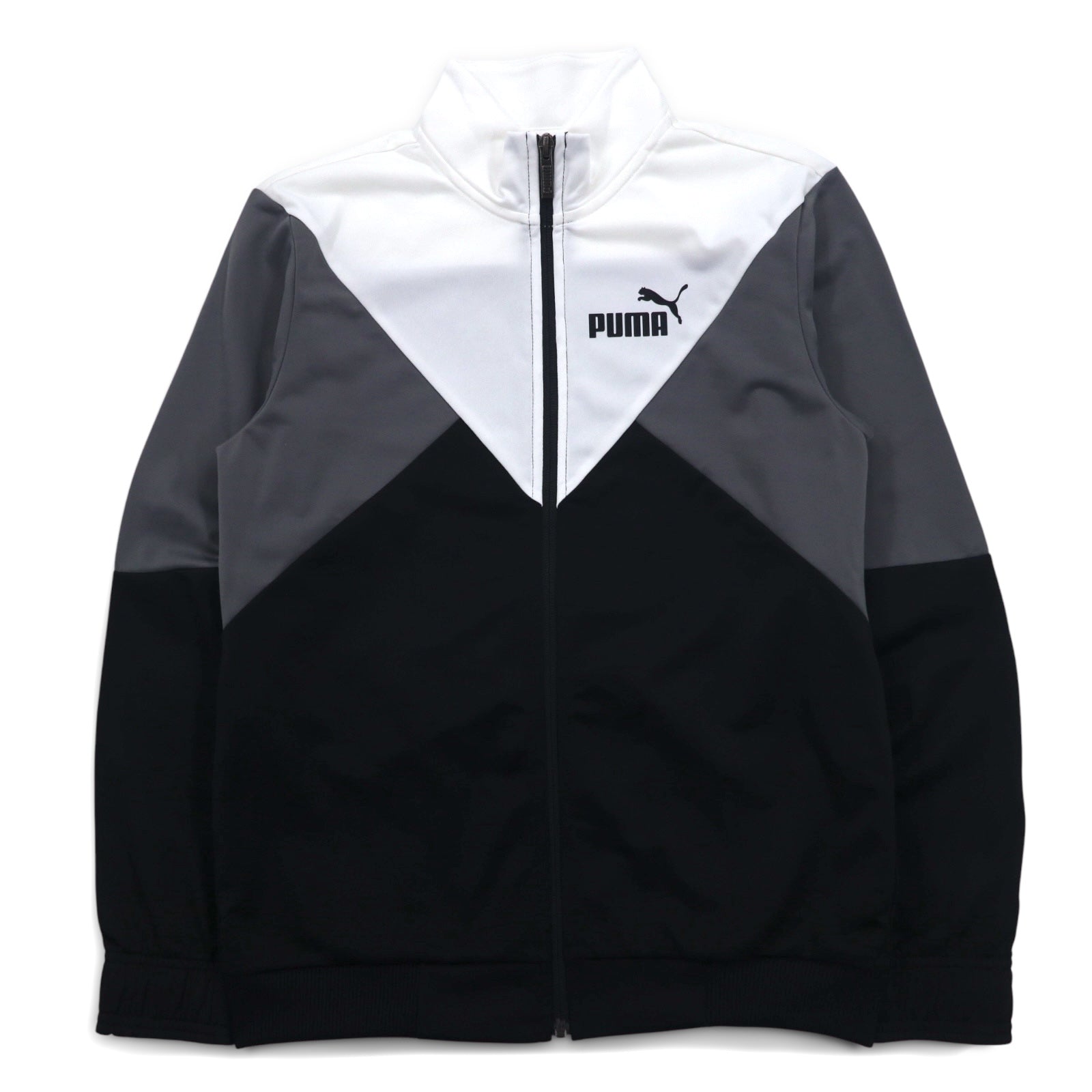 PUMA Tuta sportiva giacca e pantaloni taglia M, colore nero/bianco 585316-01
