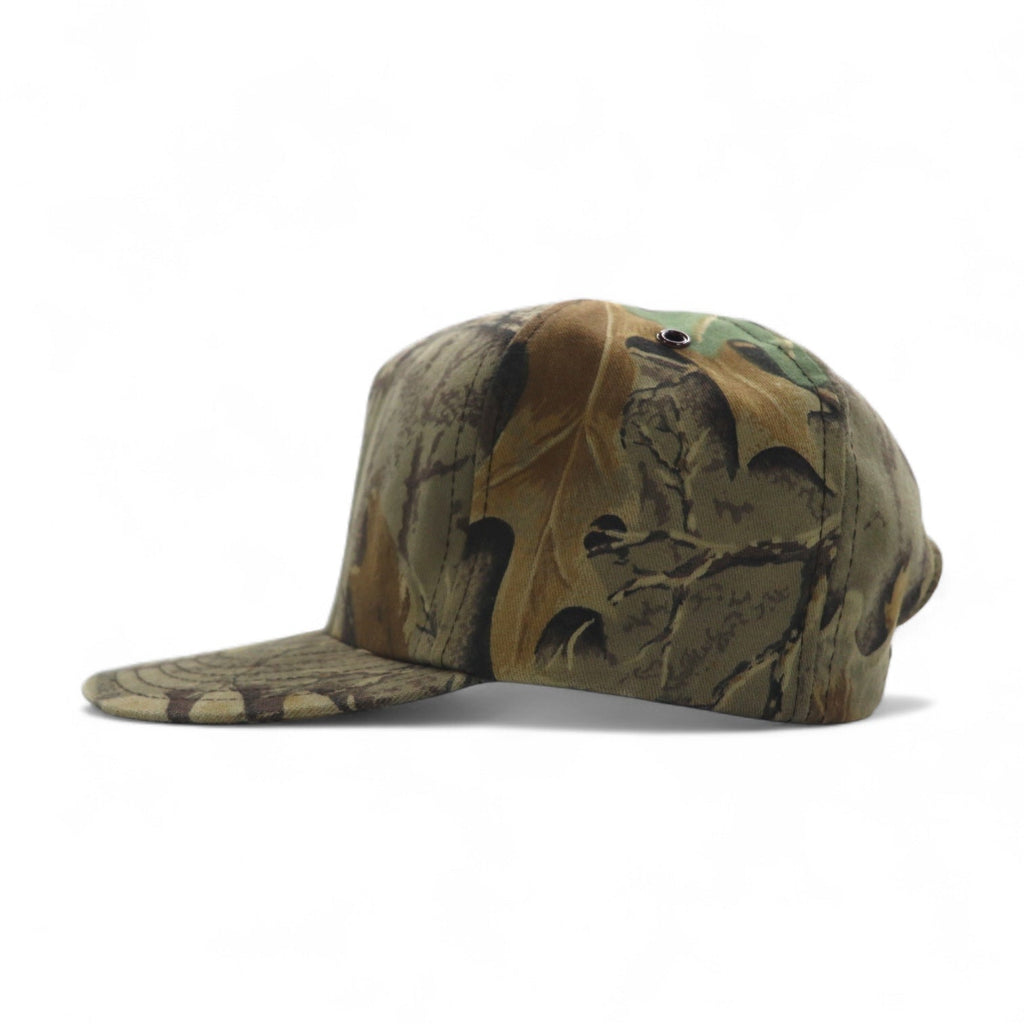 Cappellino da baseball outdoor ADVANTAGE, anni '90, Made in USA, motivo mimetico RealTree, taglia unica, con chiusura a scatto, colore kaki, in cotone