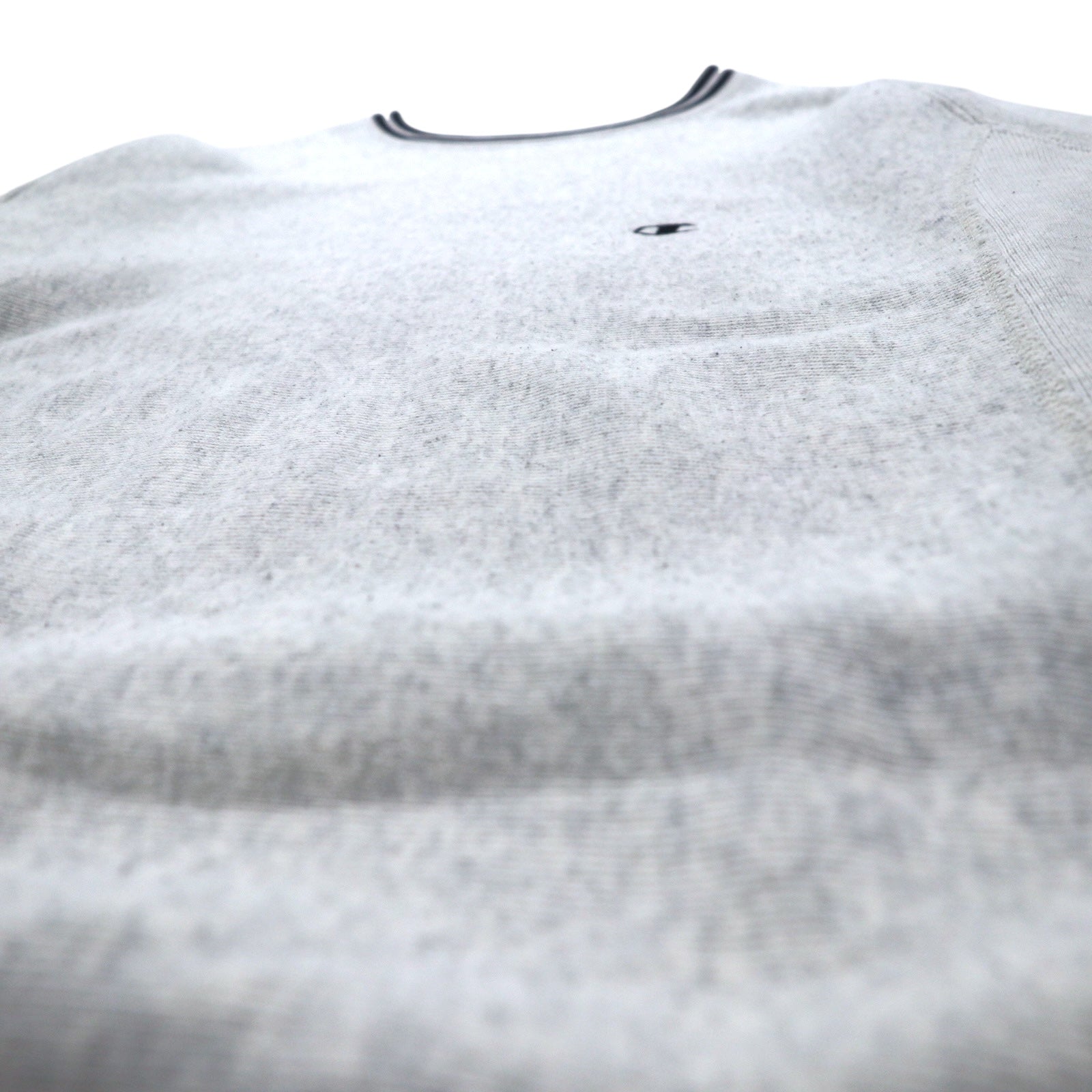Champion Reverse Weave, felpa con bordo a costine, taglia M, grigio, etichetta blu, riedizione C3-G029