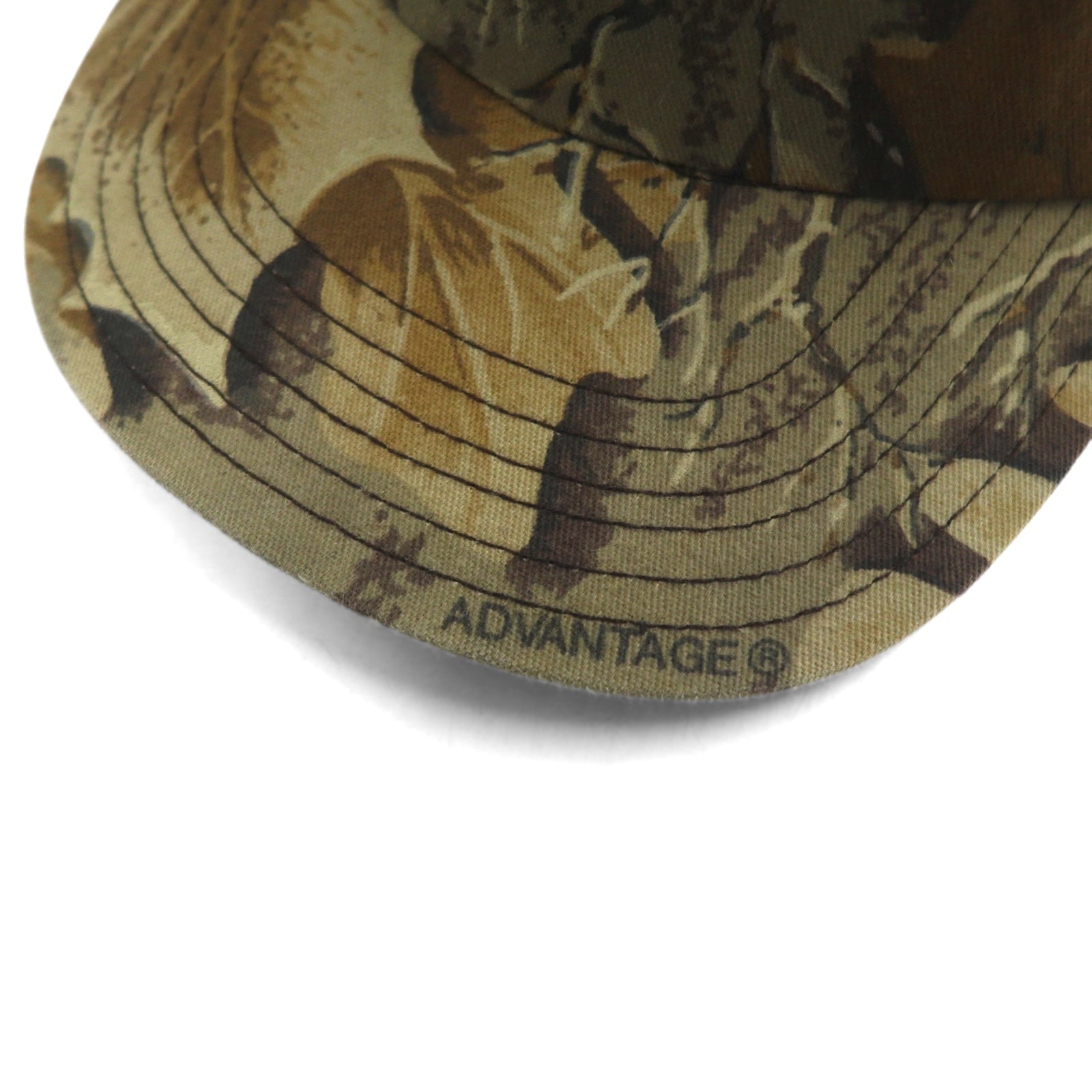 Cappellino da baseball outdoor ADVANTAGE, anni '90, Made in USA, motivo mimetico RealTree, taglia unica, con chiusura a scatto, colore kaki, in cotone