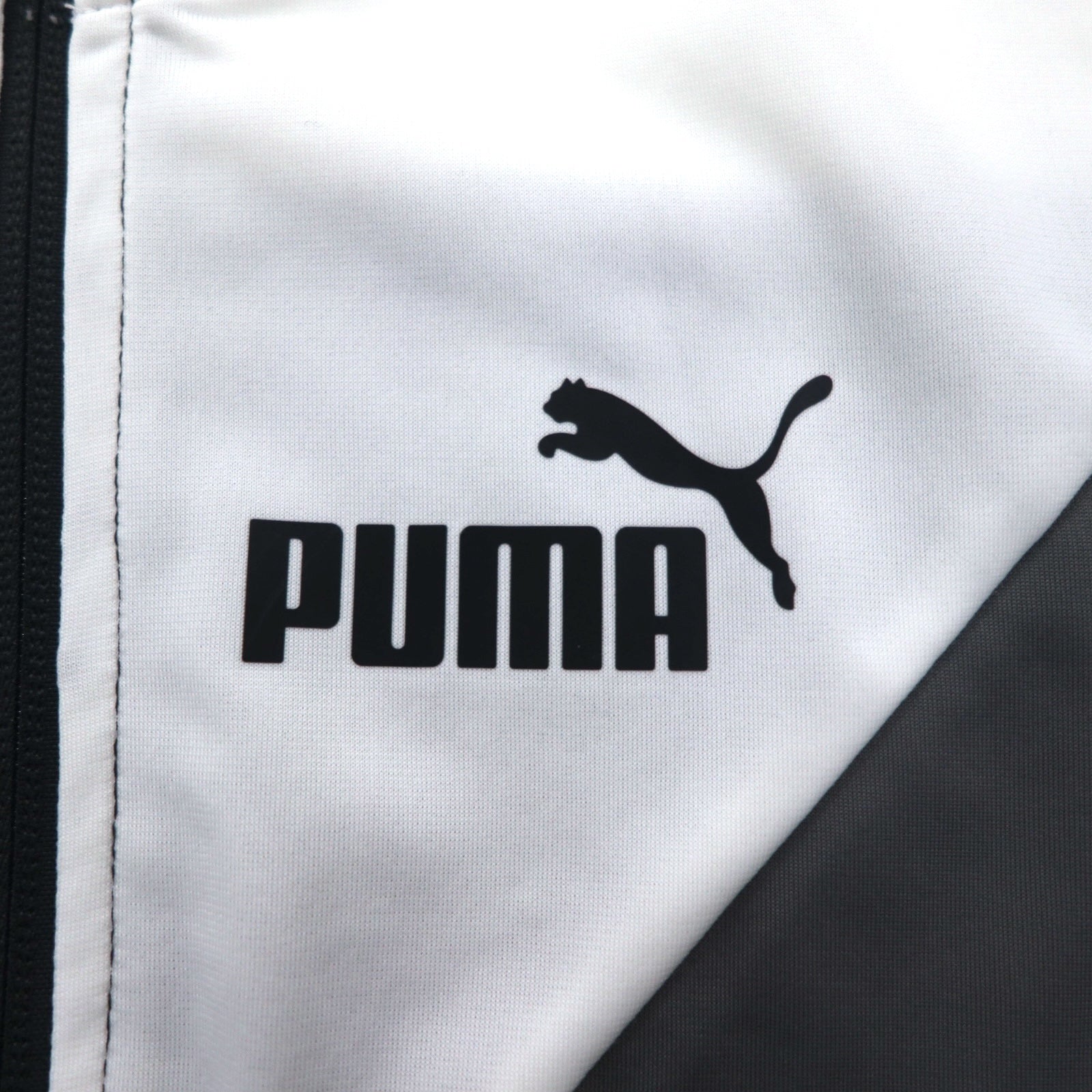 PUMA Tuta sportiva giacca e pantaloni taglia M, colore nero/bianco 585316-01