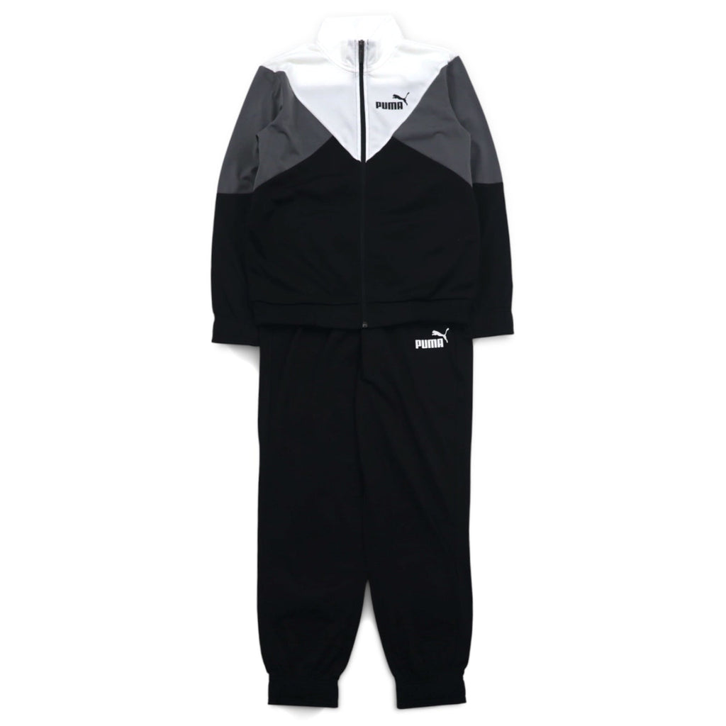 PUMA Tuta sportiva giacca e pantaloni taglia M, colore nero/bianco 585316-01