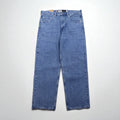 Levi's Silver Tab Loose Fit Baggy Tapered Jeans XL LOOSE Indigo Blue A3421-0001 Nuovo