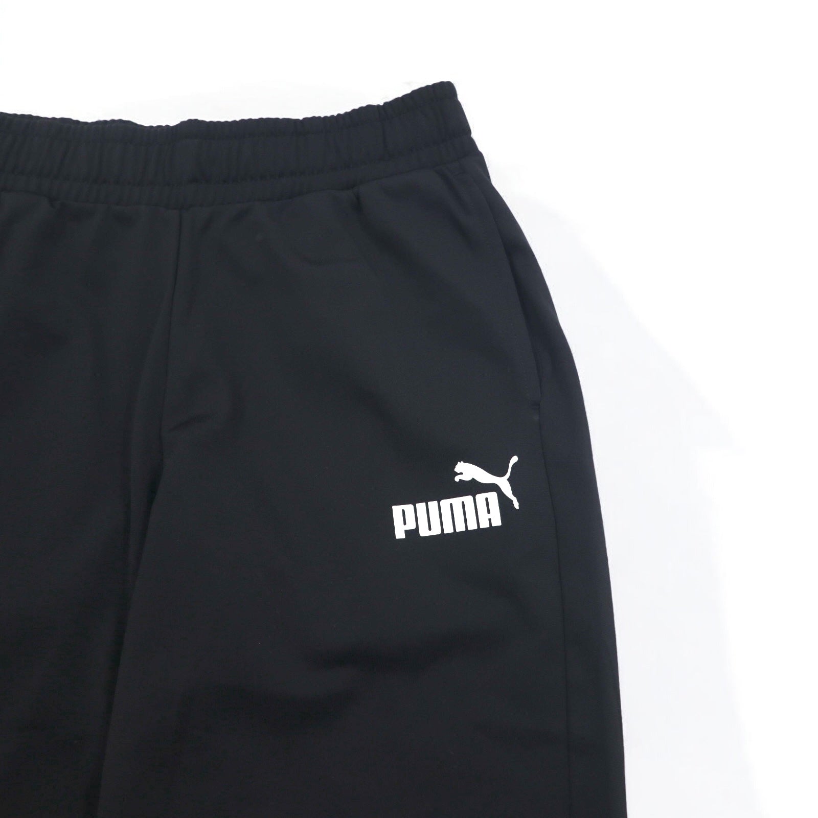 PUMA Tuta sportiva giacca e pantaloni taglia M, colore nero/bianco 585316-01