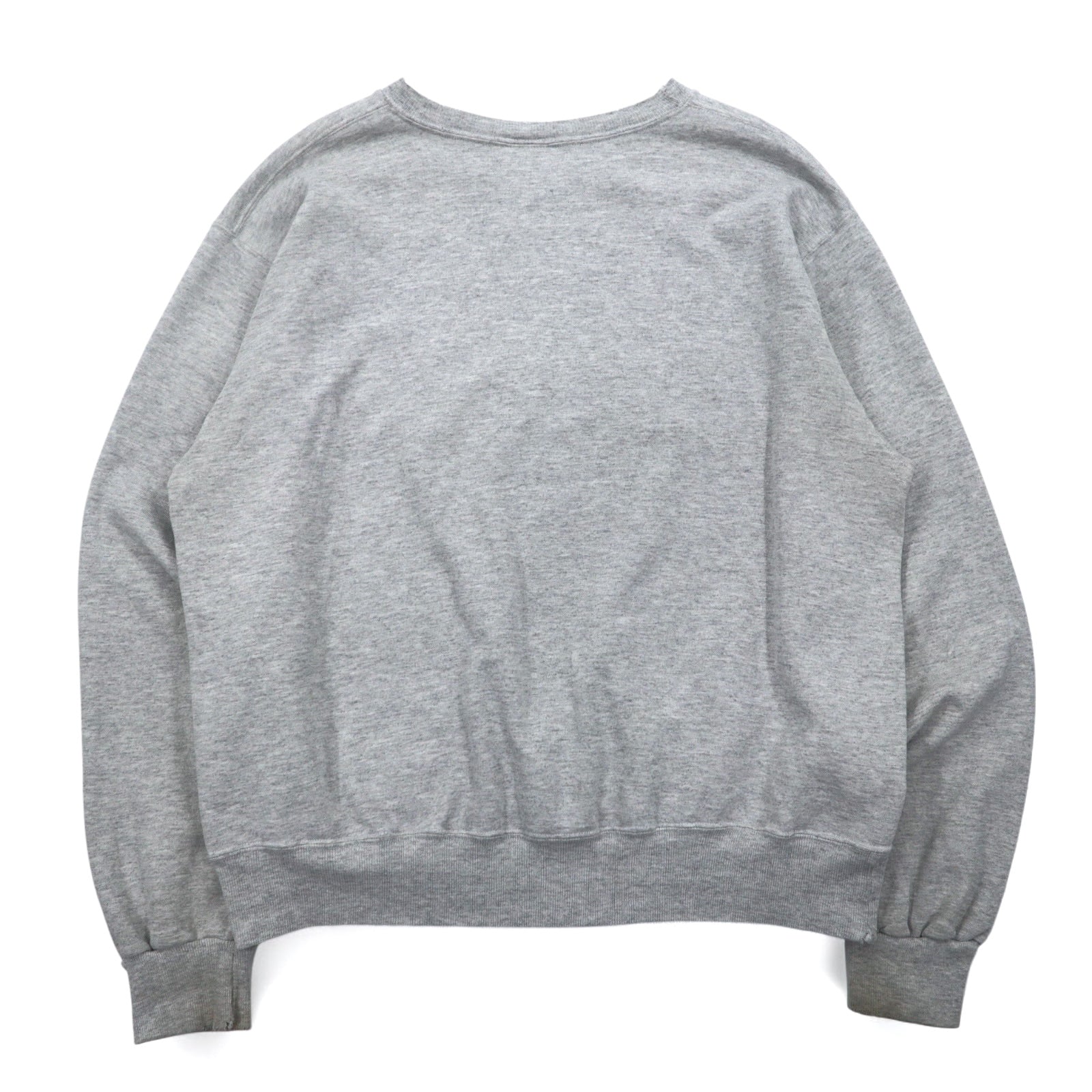 Champion felpa da college con stampa L grigia cotone UNH