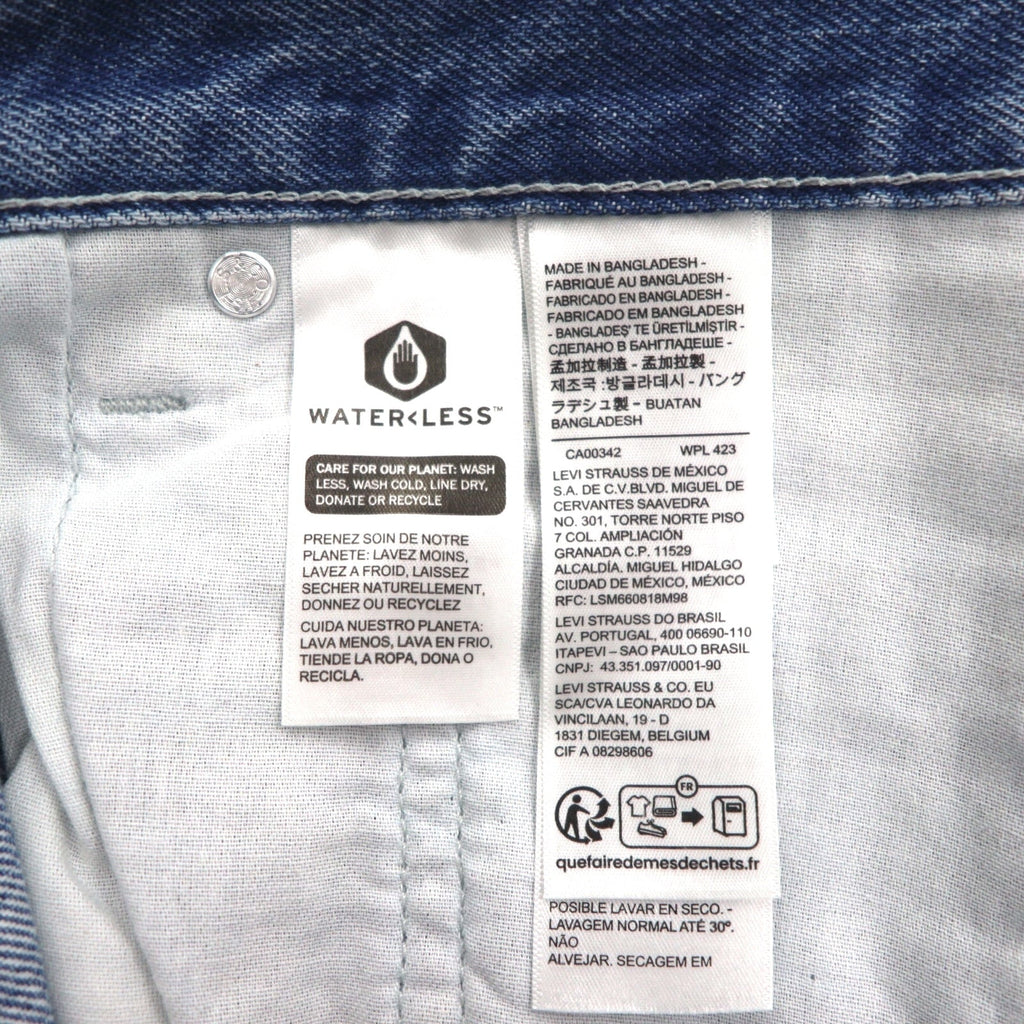 Levi's Silver Tab Loose Fit Baggy Tapered Jeans XL LOOSE Indigo Blue A3421-0001 Nuovo