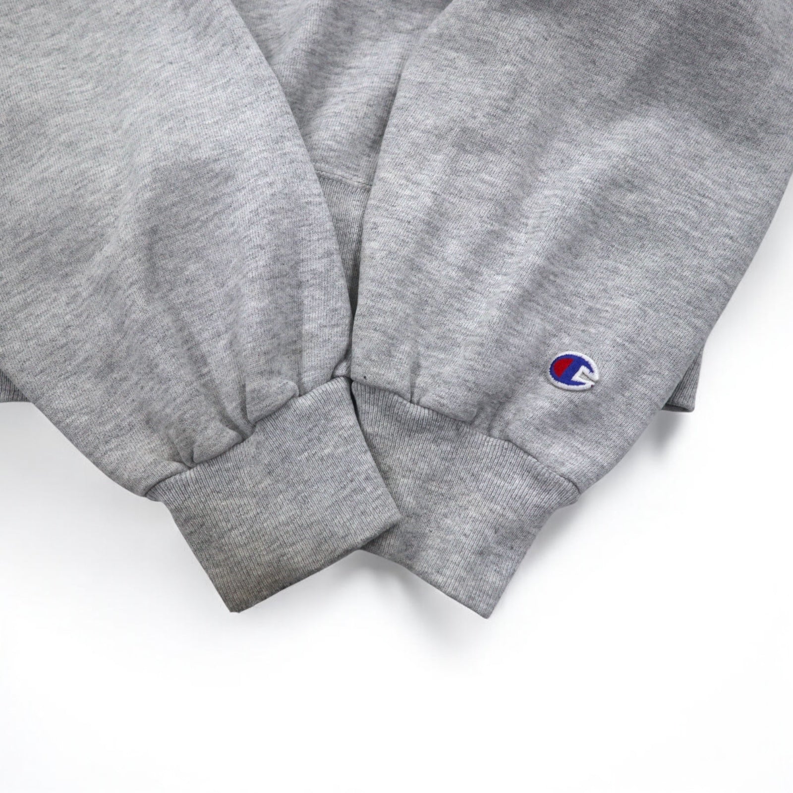 Champion felpa da college con stampa L grigia cotone UNH