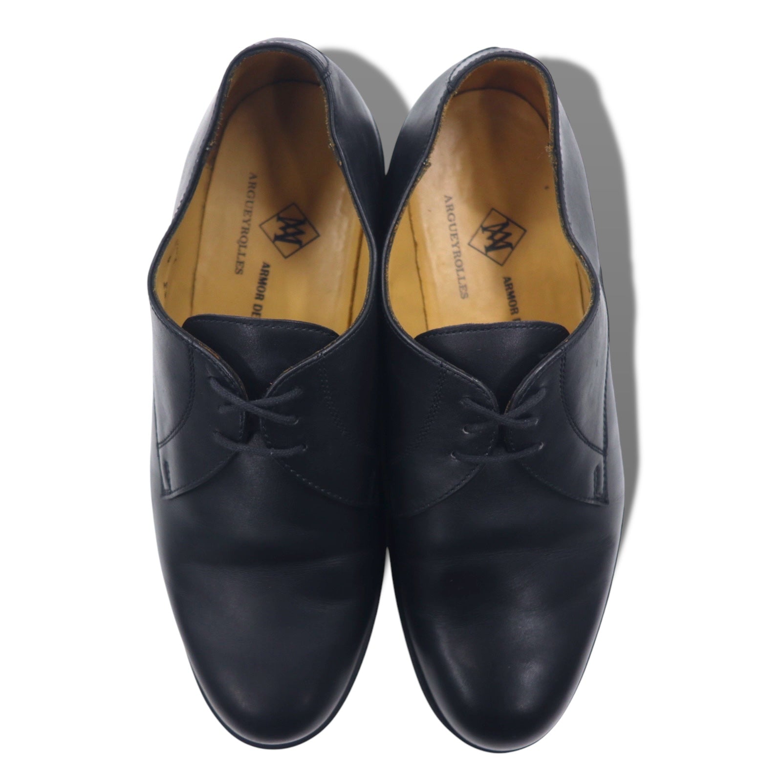 FRENCH ARMY Scarpe militari ARGUEYROLLES Scarpe eleganti da ufficiale 27cm Pelle nera Militare ARMOR DEVELOPPEMENT