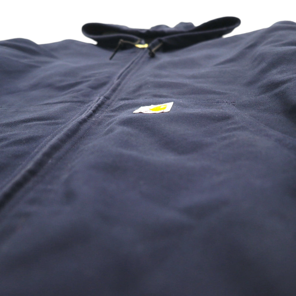 Carhartt U.S.A. Loose Fit Giacca Attiva in tela di cotone, Full-Zip, 2XL Blu Scuro, UFCW J131