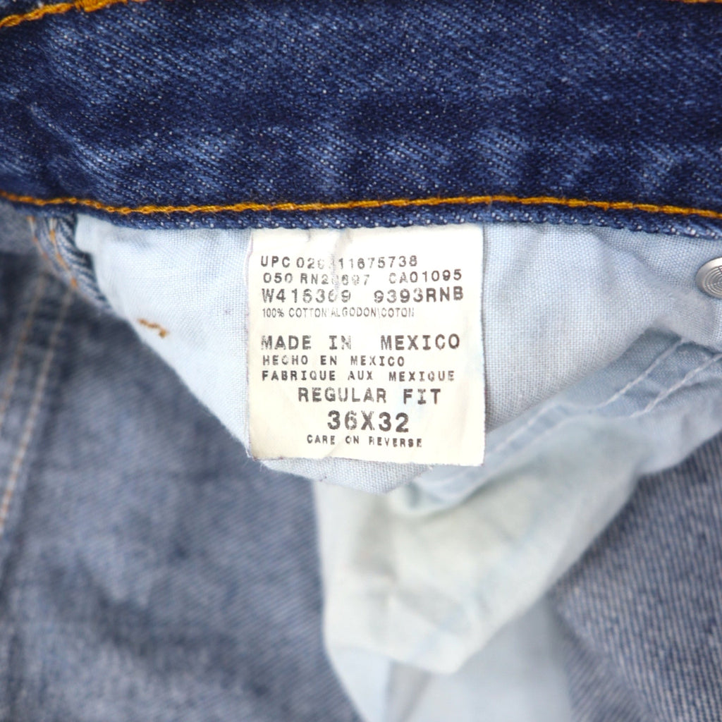 DICKIES Work Jeans Pantaloni in denim 36 blu cotone 9393RNB Made in Mexico