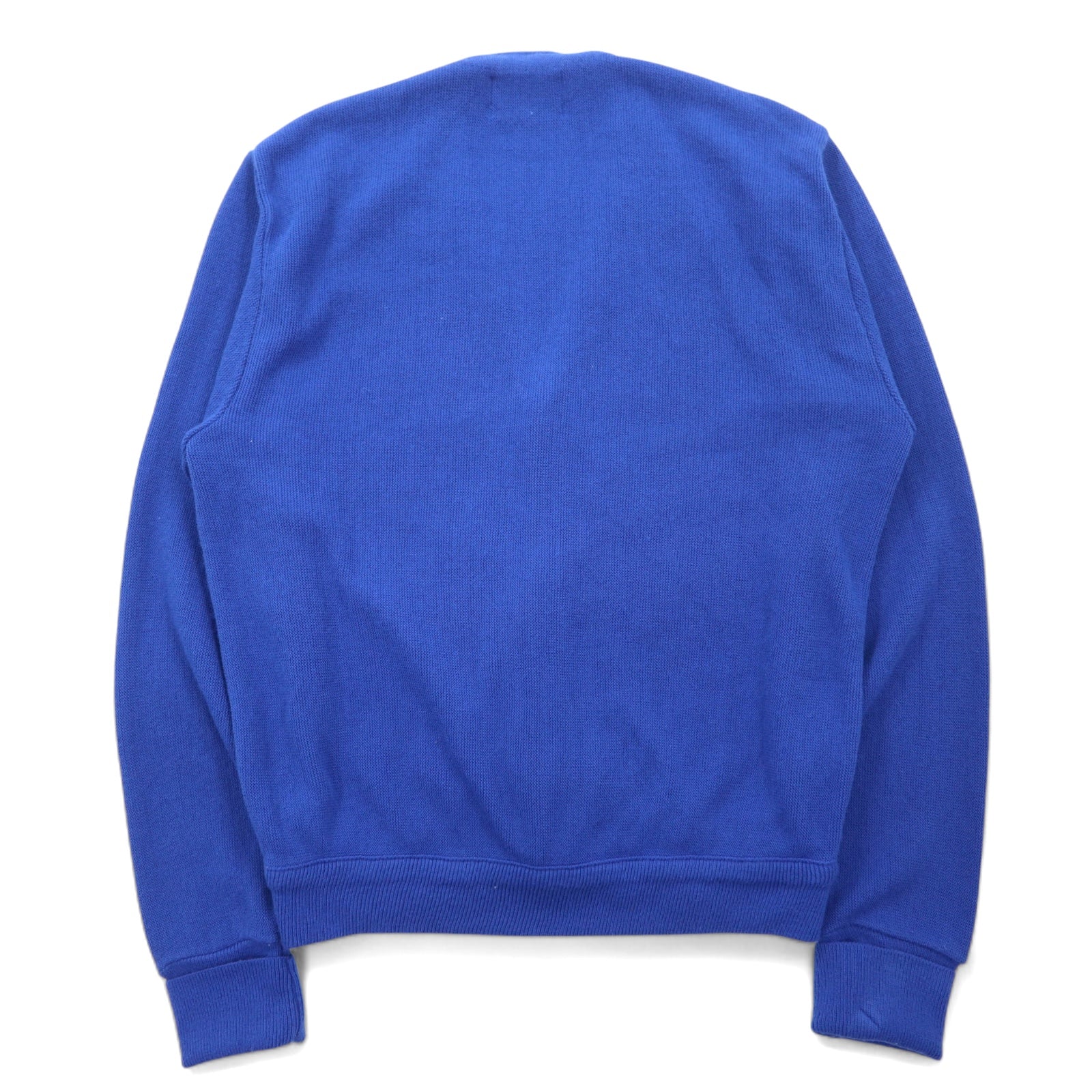 LONDON FOG anni '90, cardigan in maglia acrilica made in USA, taglia XL, blu, acrilico