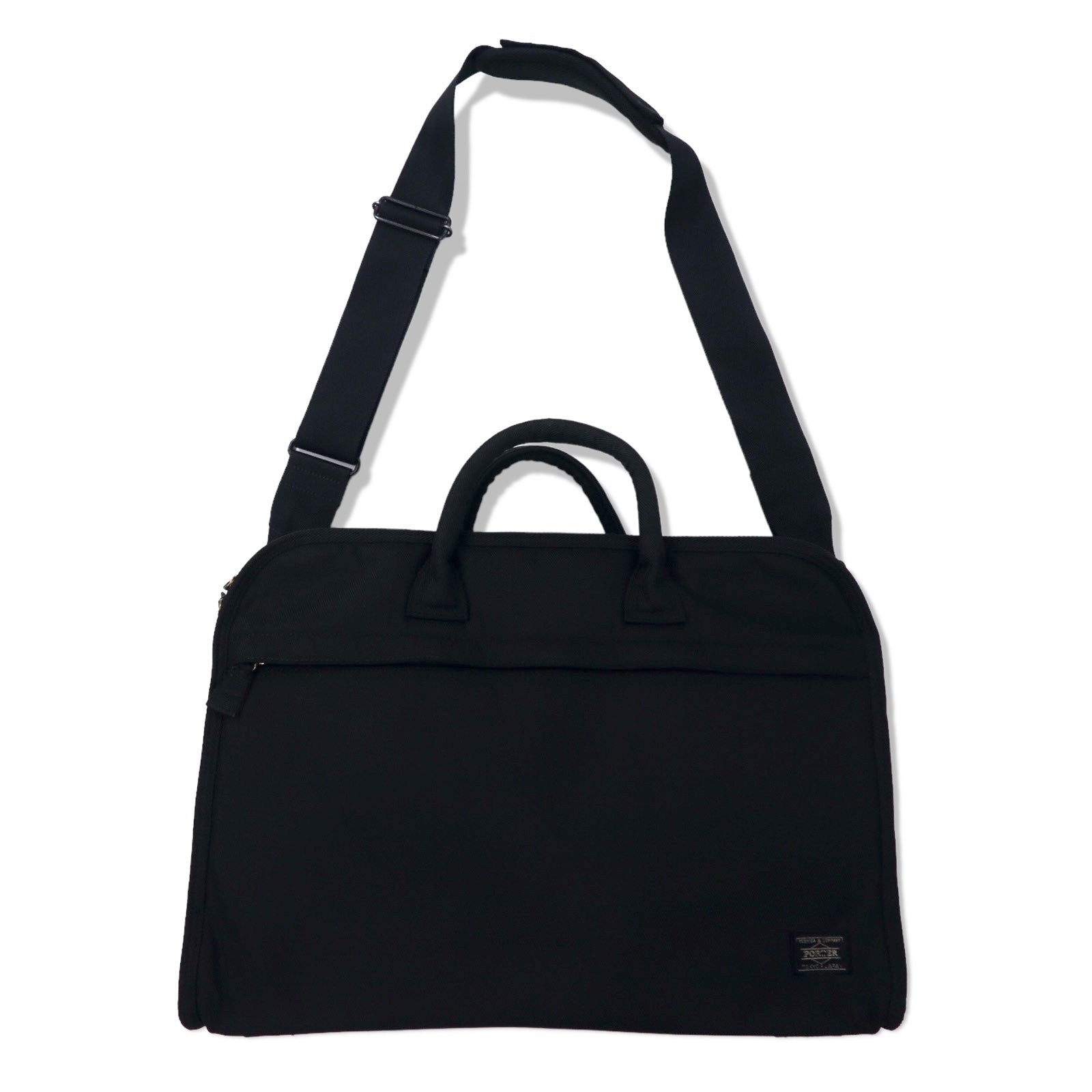 PORTER POSITION 2WAY Business Bag Overnight Briefcase Black Nylon Canvas POSITION Made in Japan