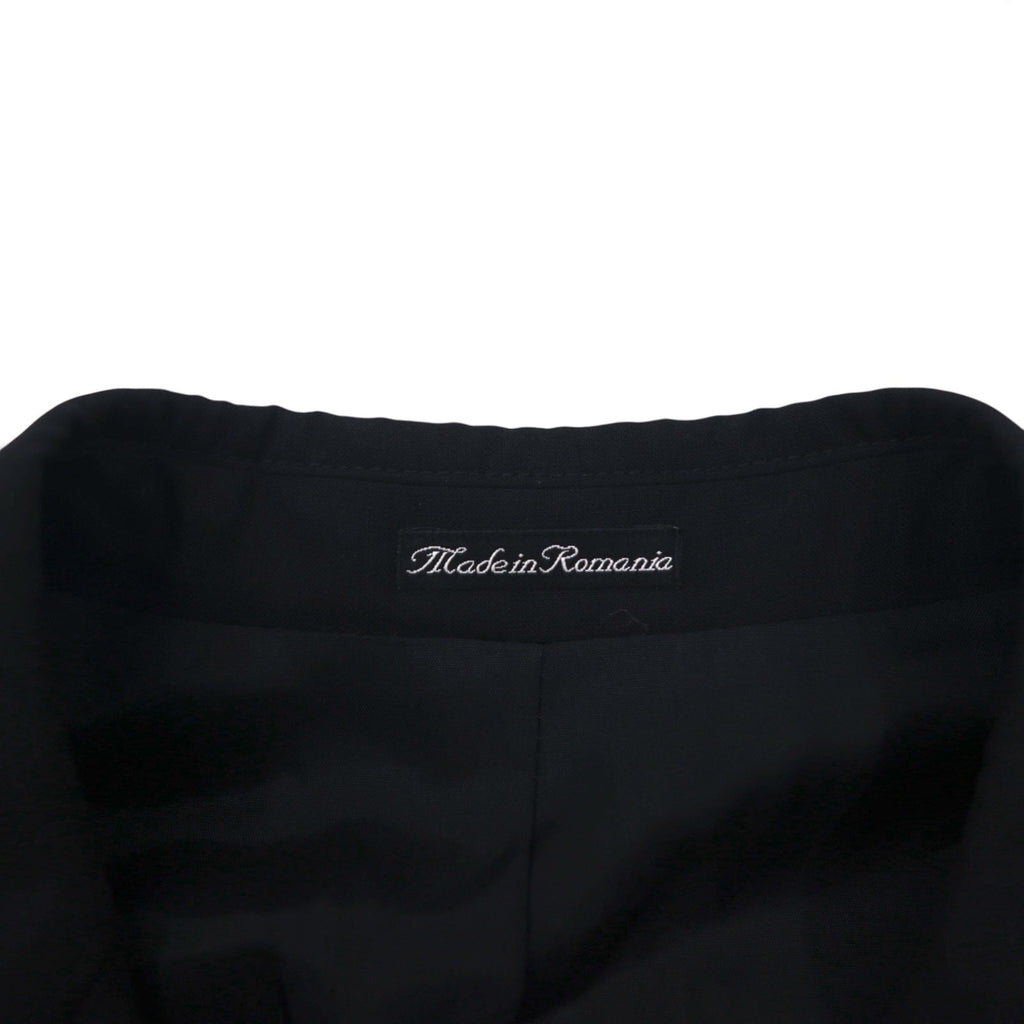 LOUIS VUITTON UNIFORMES ユニフォームライン 2B テーラードジャケット ブレザー XL ブラック ウール JA38 L1 61910