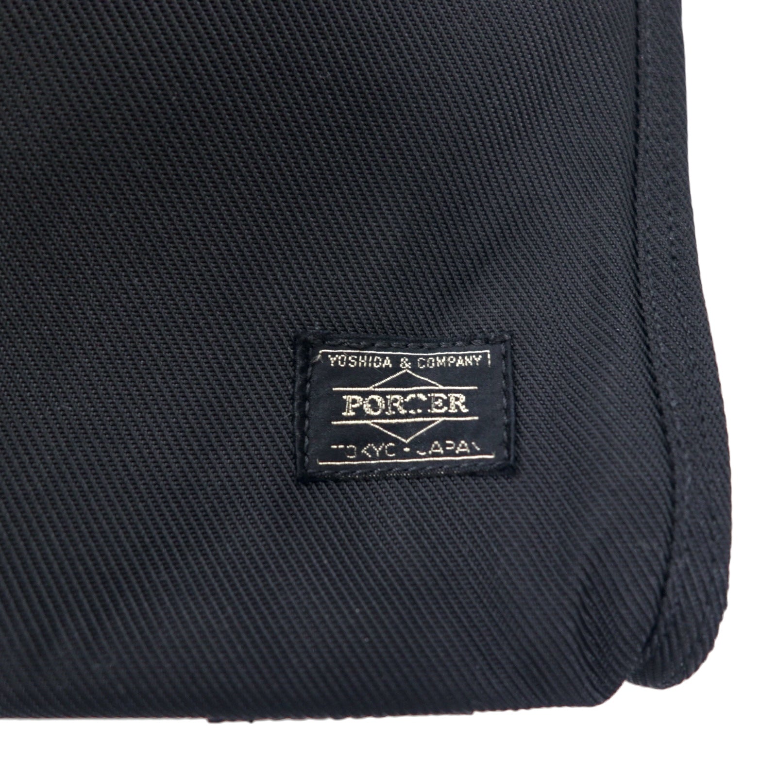 PORTER POSITION 2WAY Business Bag Overnight Briefcase Black Nylon Canvas POSITION Made in Japan
