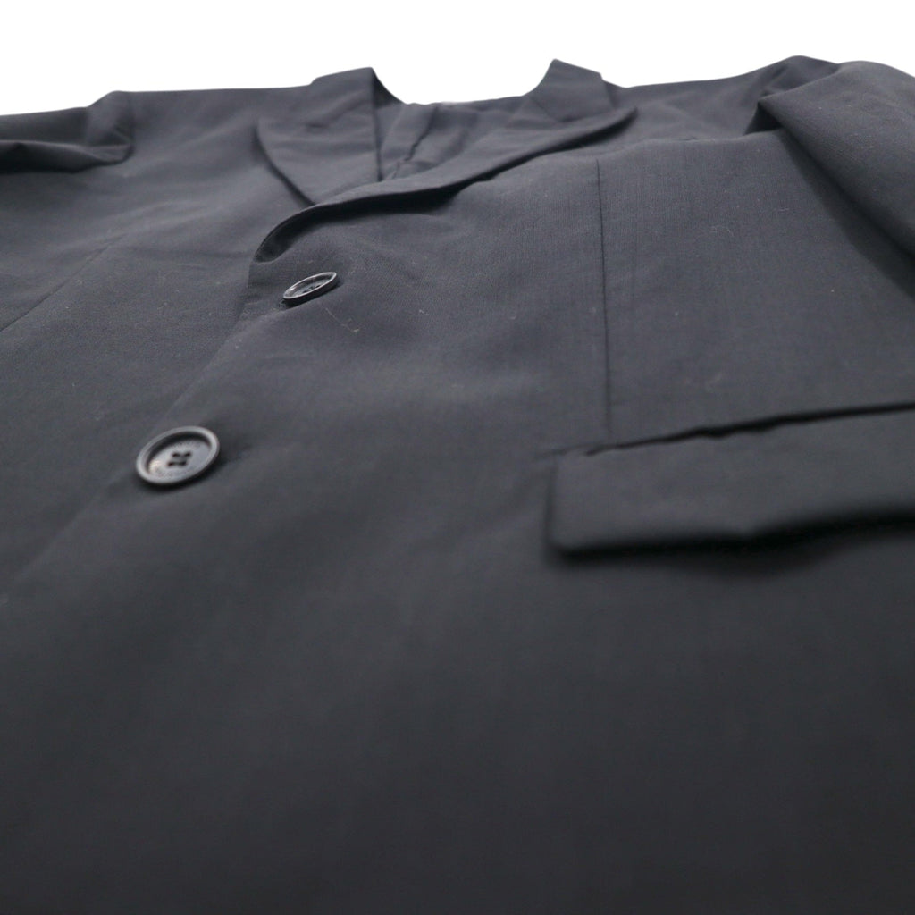 LOUIS VUITTON UNIFORMES ユニフォームライン 2B テーラードジャケット ブレザー XL ブラック ウール JA38 L1 61910
