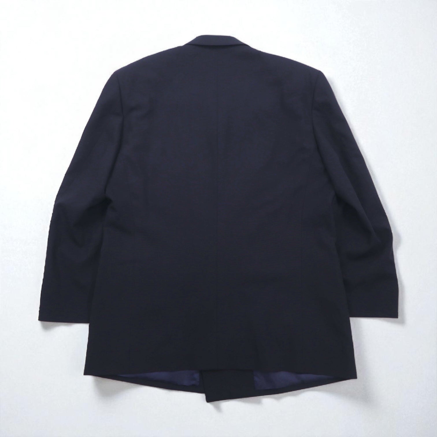 90s Japan Vintage Double-breasted Blazer Roberta di Camerino 日本製 ダブル テーラードジャケット ブレザー 紺ブレ XL ネイビー ウール ギャバジン 金ボタン