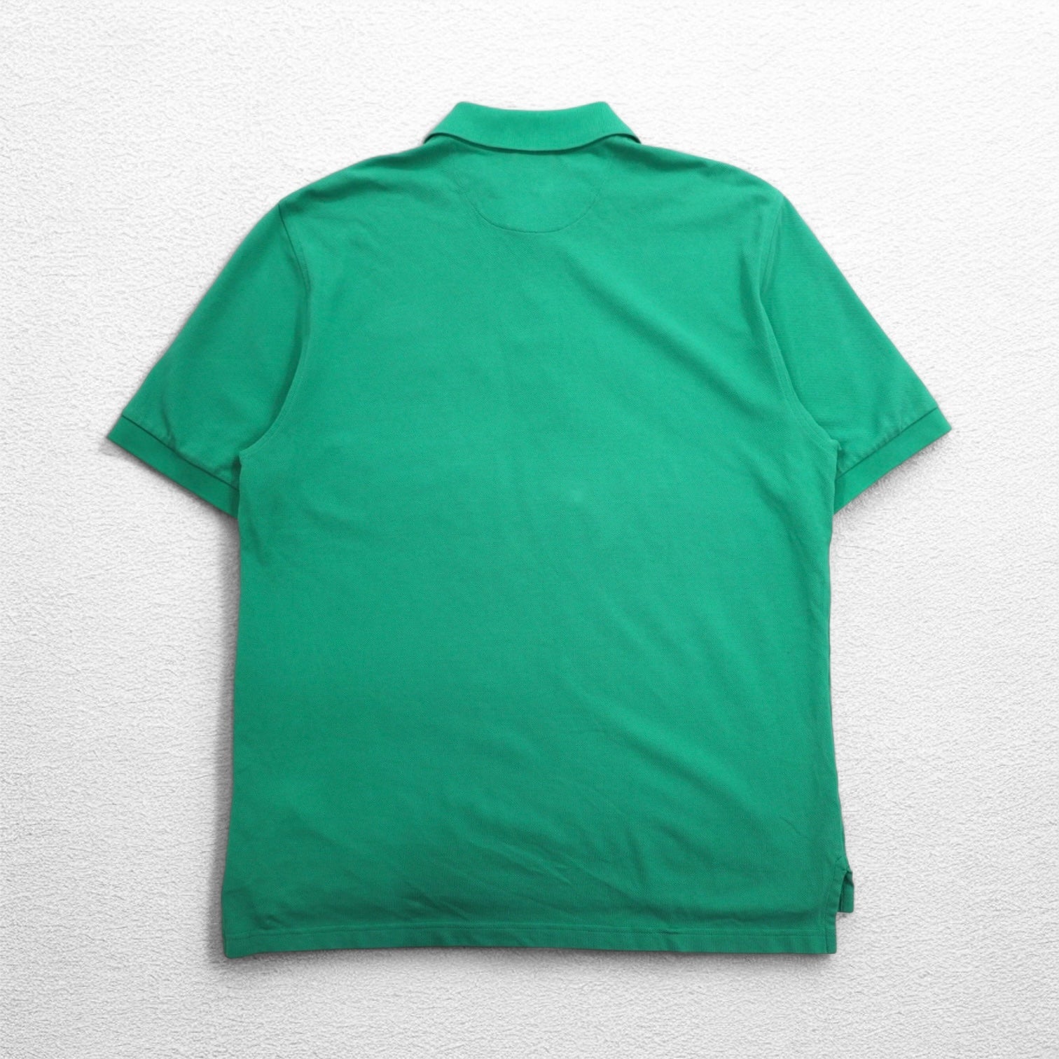 Brooks Brothers Polo Original Fit M Verde Cotone Piquet Logo Ricamato