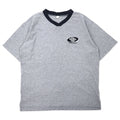 Hard Rock CAFE Made in Canada Anni '90 T-shirt girocollo M Grigio Cotone Logo ricamato NIAGARA FALLS Taglia Oversize