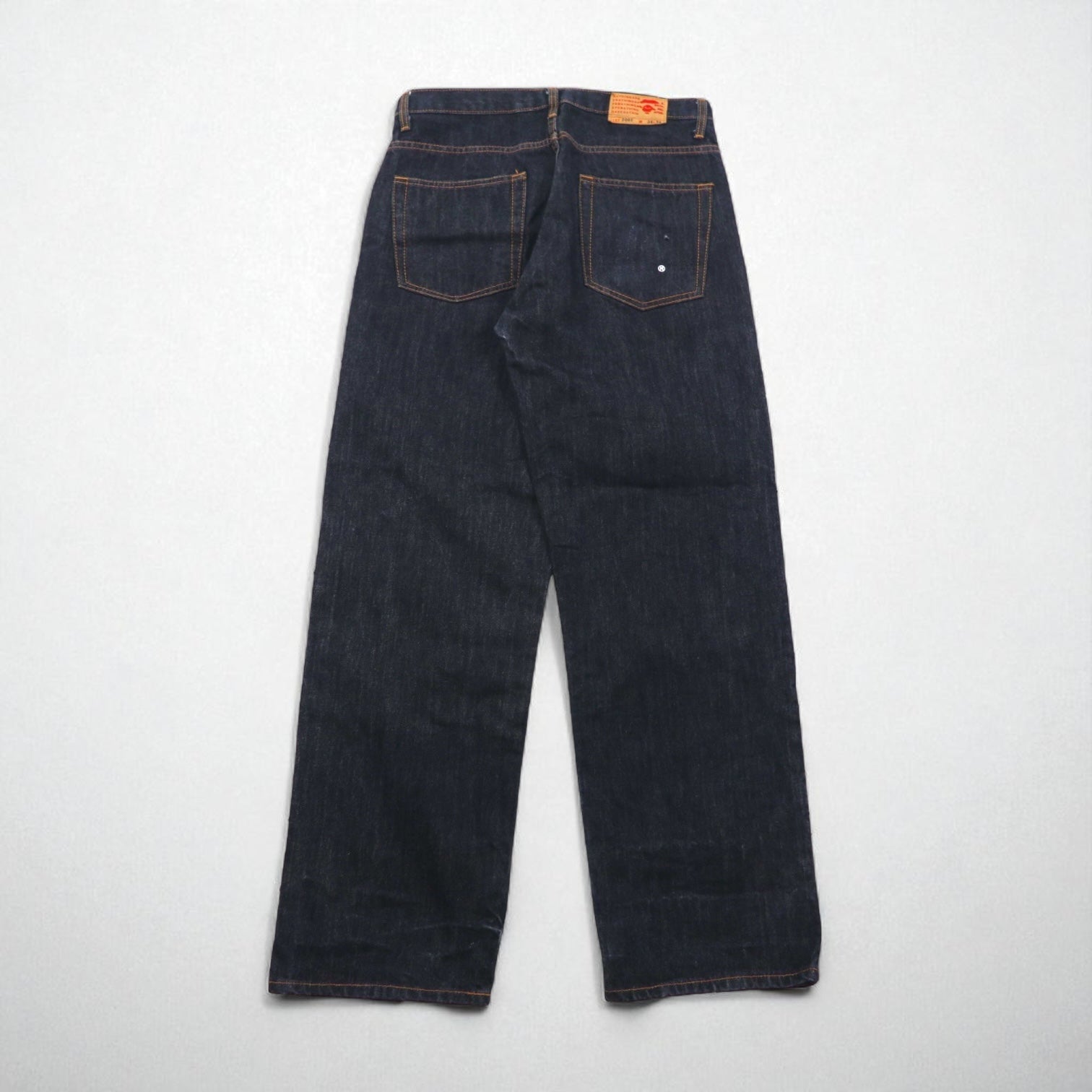 A Bathing Ape Jeans rigidi in denim L indaco blu LOT 2005