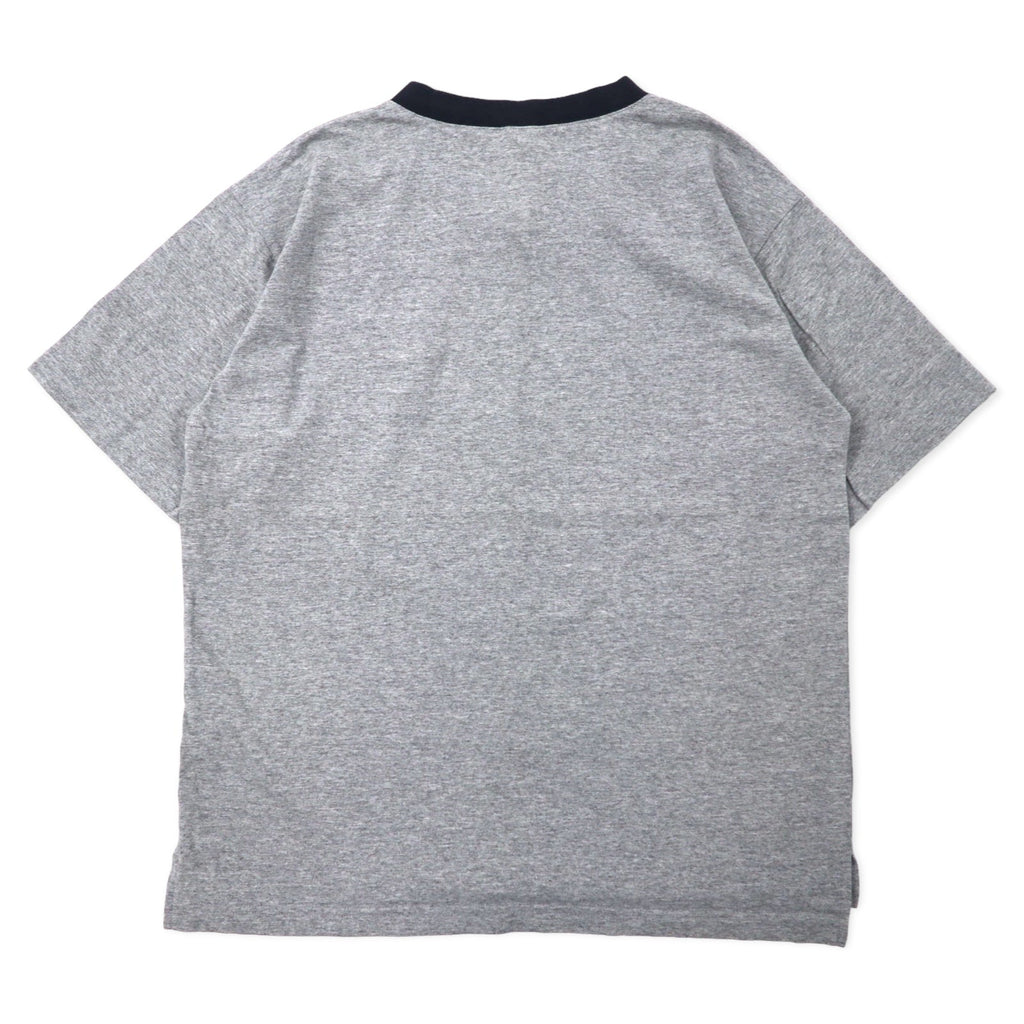 Hard Rock CAFE Made in Canada Anni '90 T-shirt girocollo M Grigio Cotone Logo ricamato NIAGARA FALLS Taglia Oversize