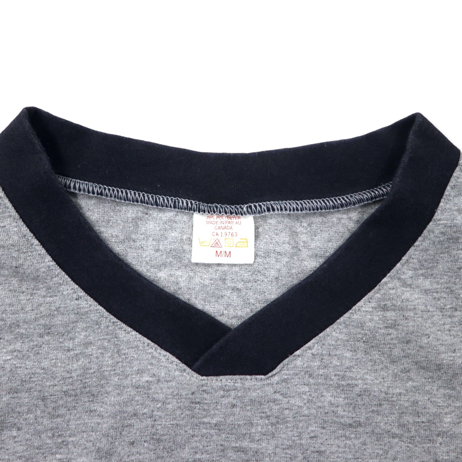 Hard Rock CAFE Made in Canada Anni '90 T-shirt girocollo M Grigio Cotone Logo ricamato NIAGARA FALLS Taglia Oversize